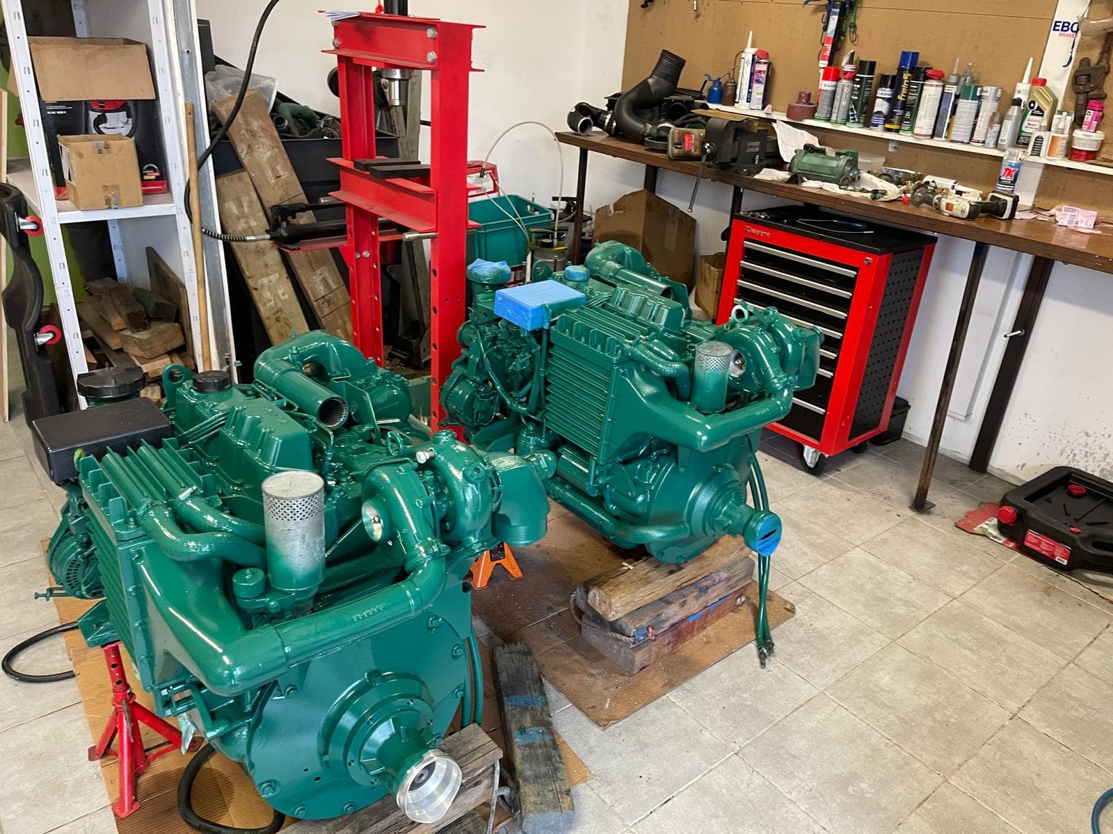 Engine refit — NVMarine Mechanics — After